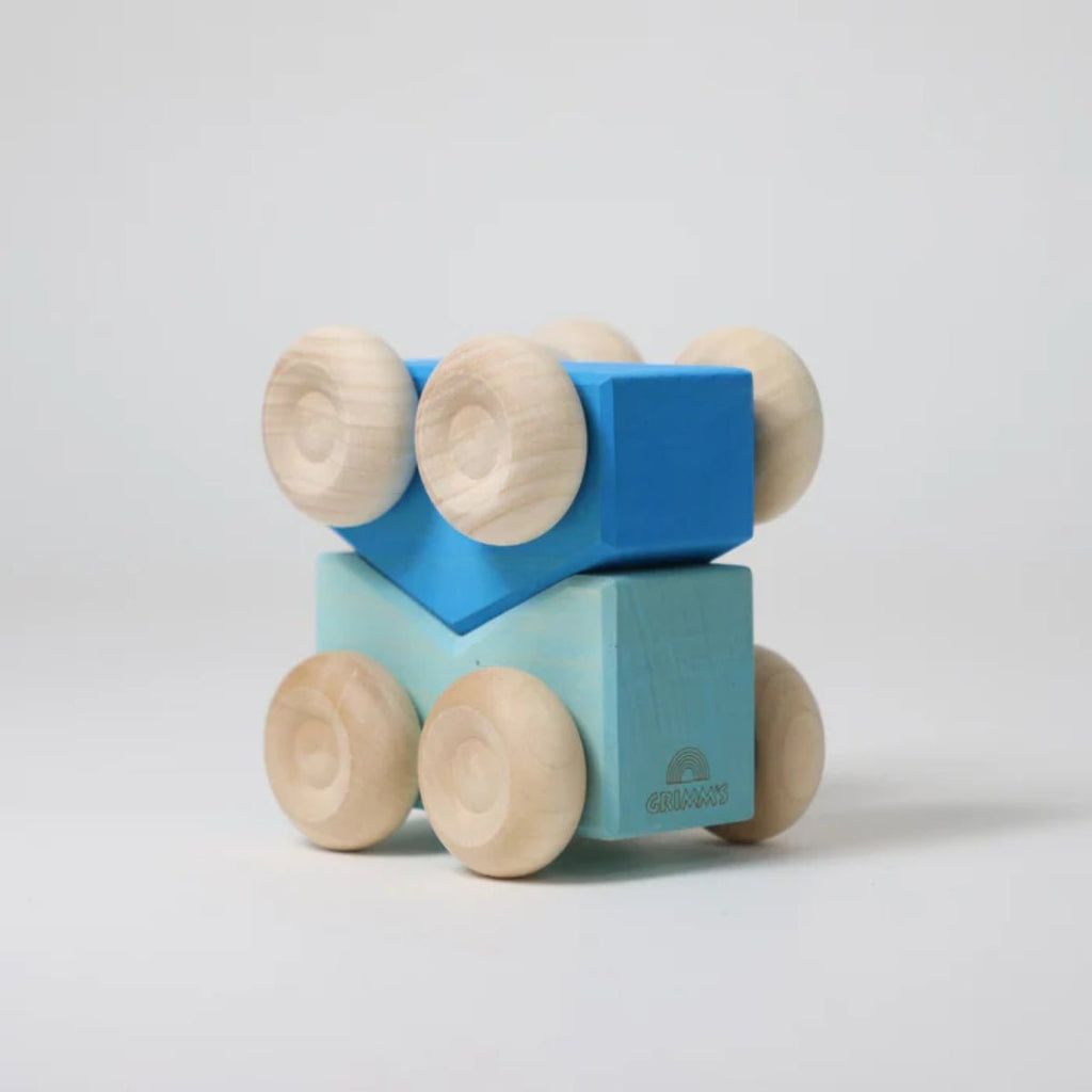 GRIMM'S Stacking Cars Blue